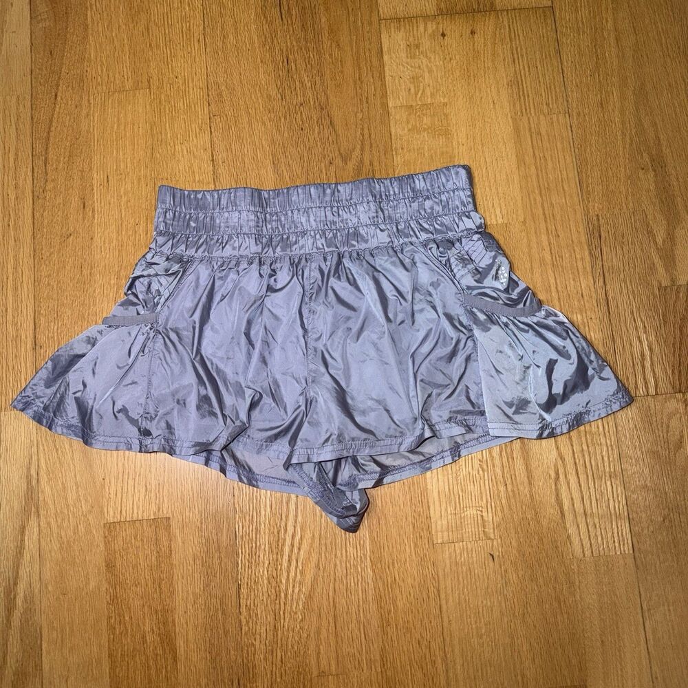 FP Movement Free People Get Your Flirt On Shorts Purple S Pull-On Active Sporty
